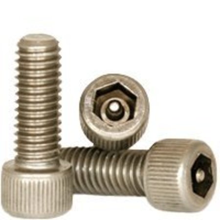 1/4-20 Socket Head Cap Screw, 18-8 Stainless Steel, 3/8 In Length, 100 PK